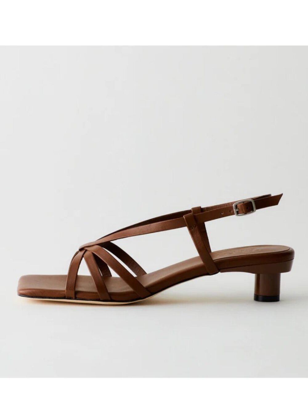 Tibi | Brooks Low Heel Sandal in Brown | Size 38.5 | 8.5 | F REE SHIPPING - Picture 2 of 2